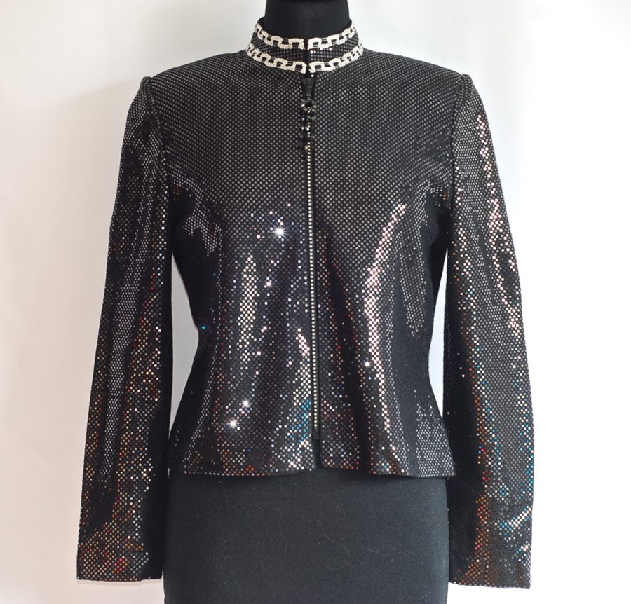Womens St. John black Sequin-Embellished Jacket
