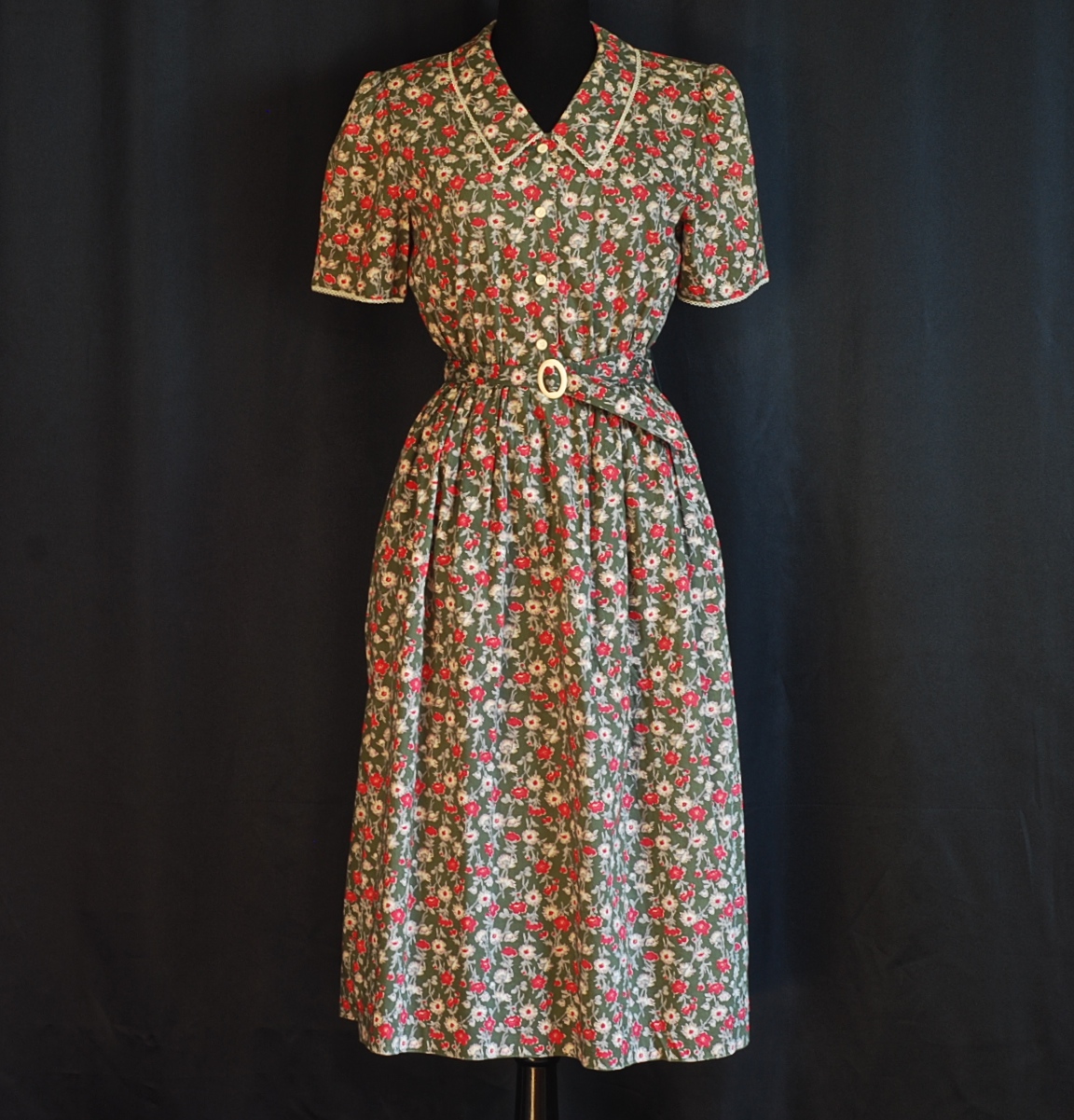 The Scotch House 1950’s Cotton Printed Day Dress – Scotland | QUIET ...