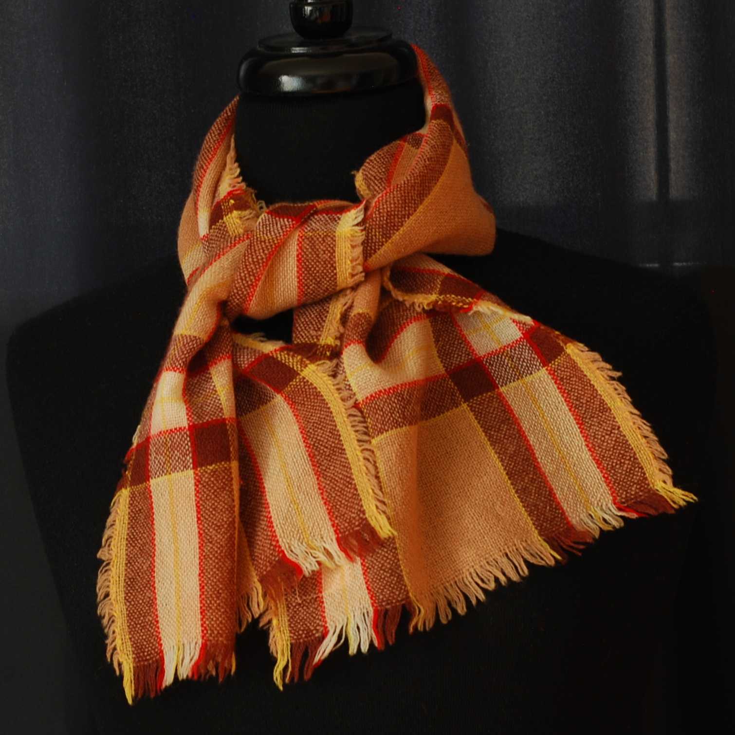Jaeger Of London Small Checked Woven Wool Scarf – UK | QUIET WEST