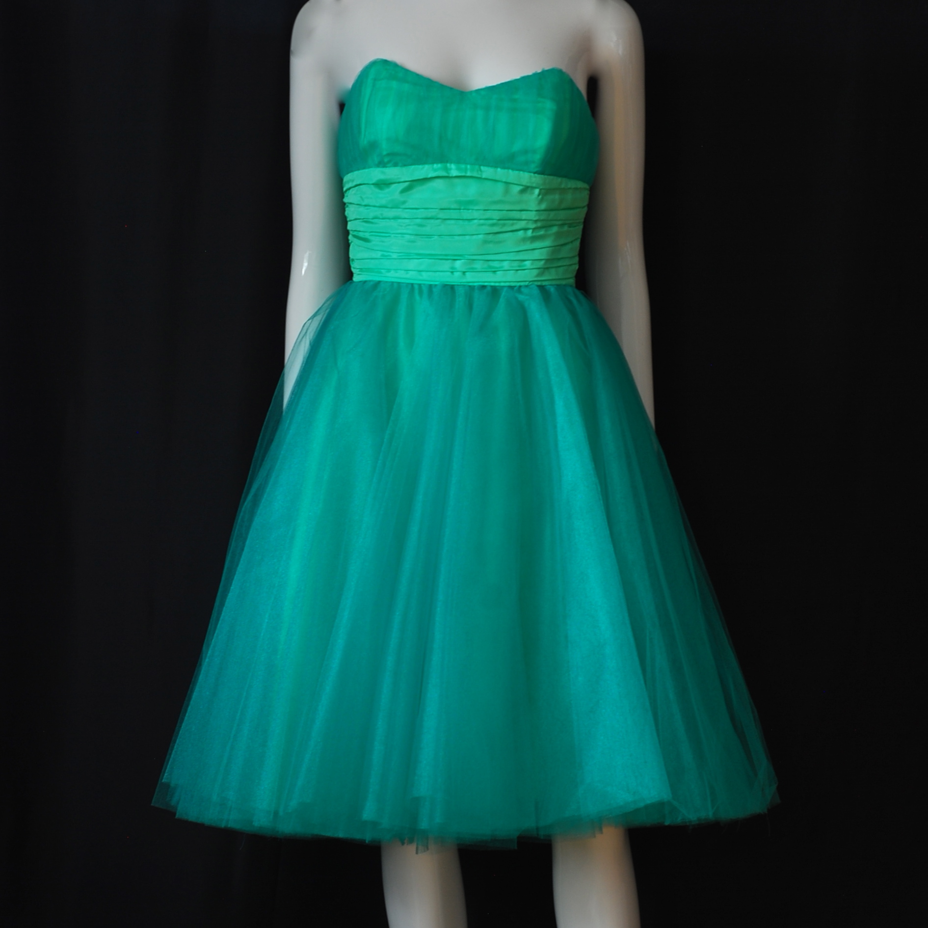 Betsey Johnson Evening Light Green Strapless Party Dress – USA | QUIET WEST