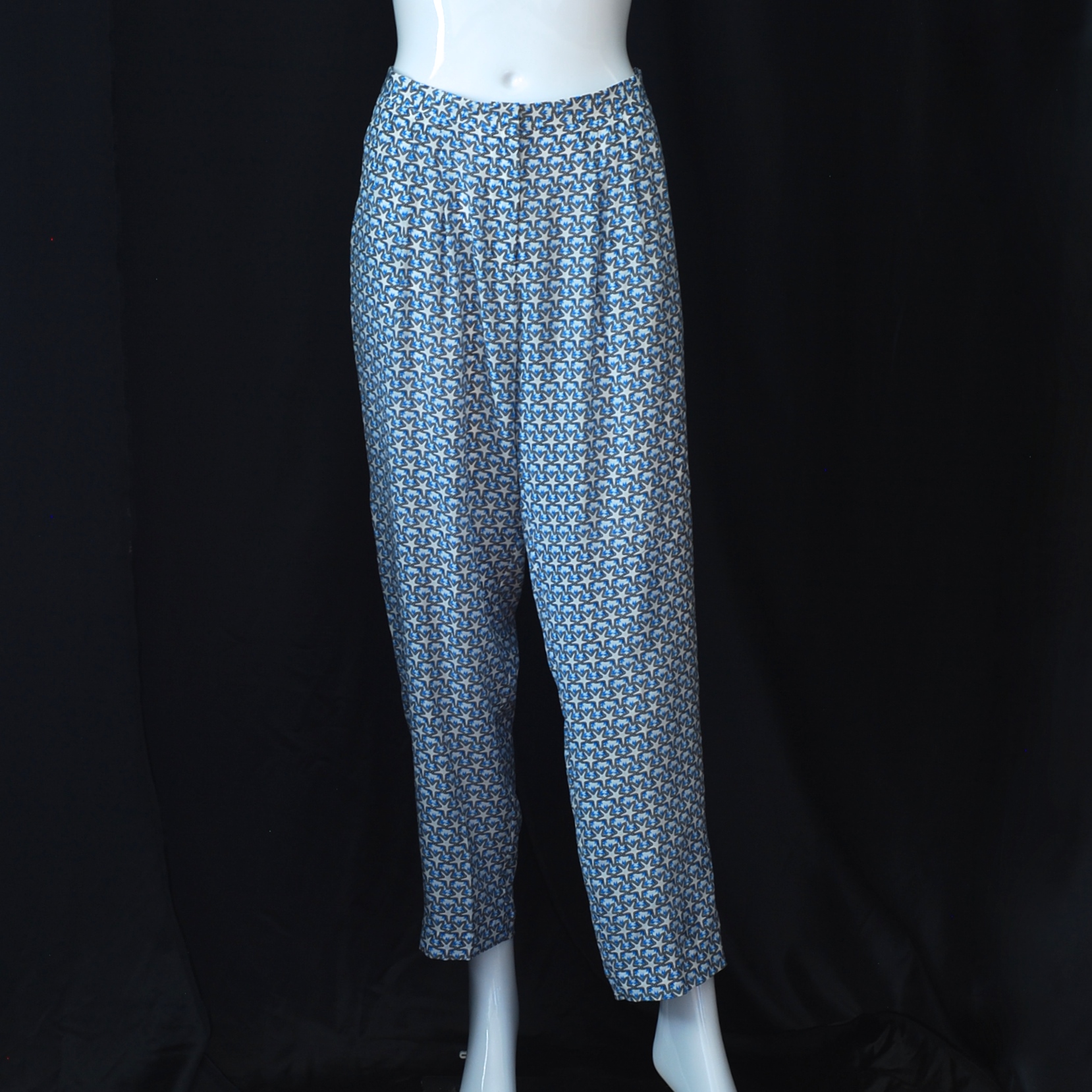 patterned summer trousers
