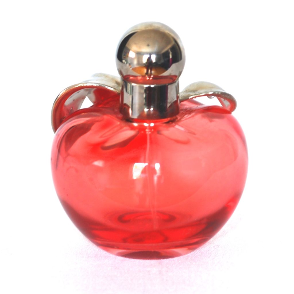 Nina Ricci Apple Shaped 1980’s Perfume Bottle With Silver Tone Top ...