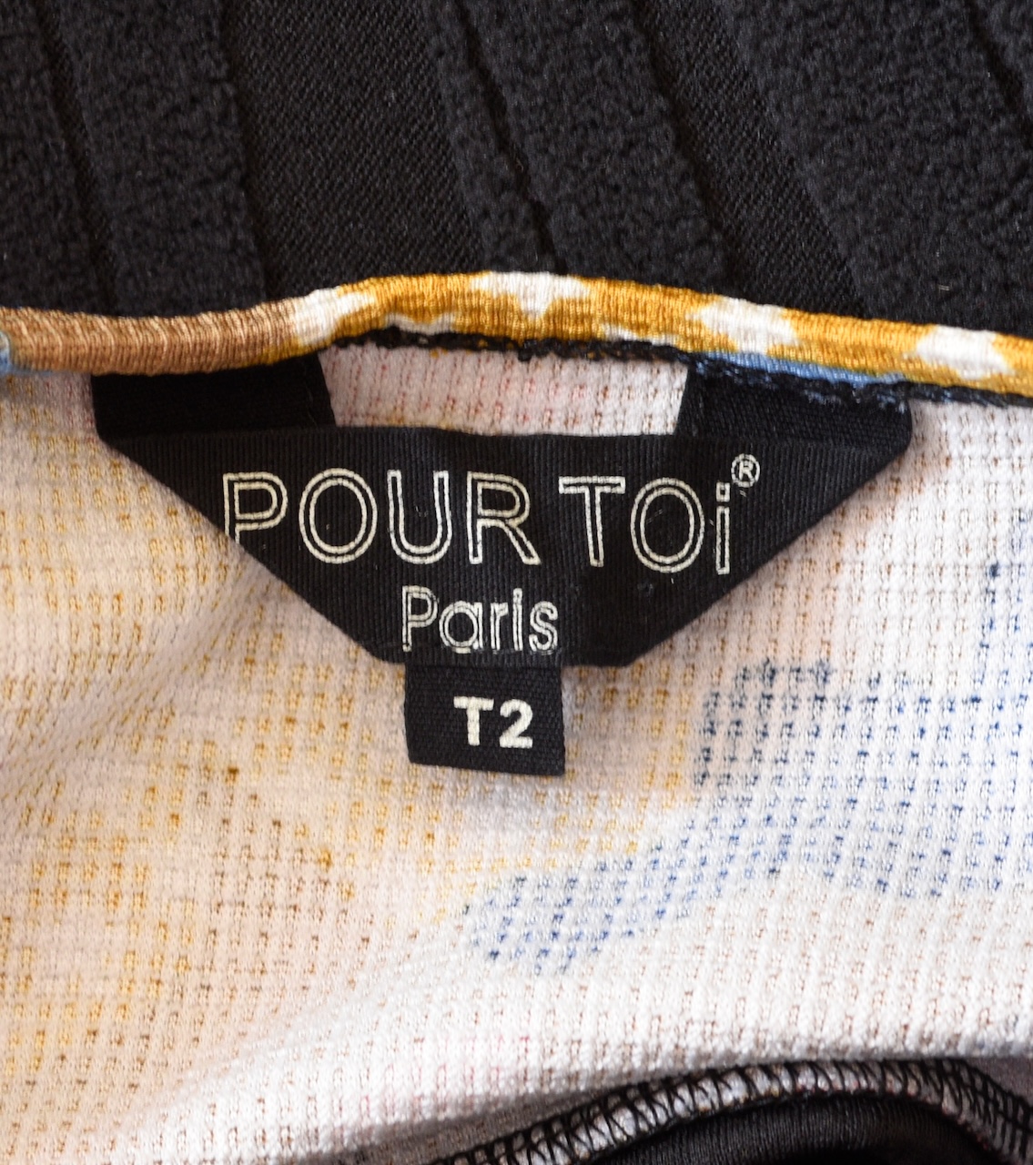 Pour Toi Paris Long Casual Top With Pockets & Coloured Contrast - France - Image 4