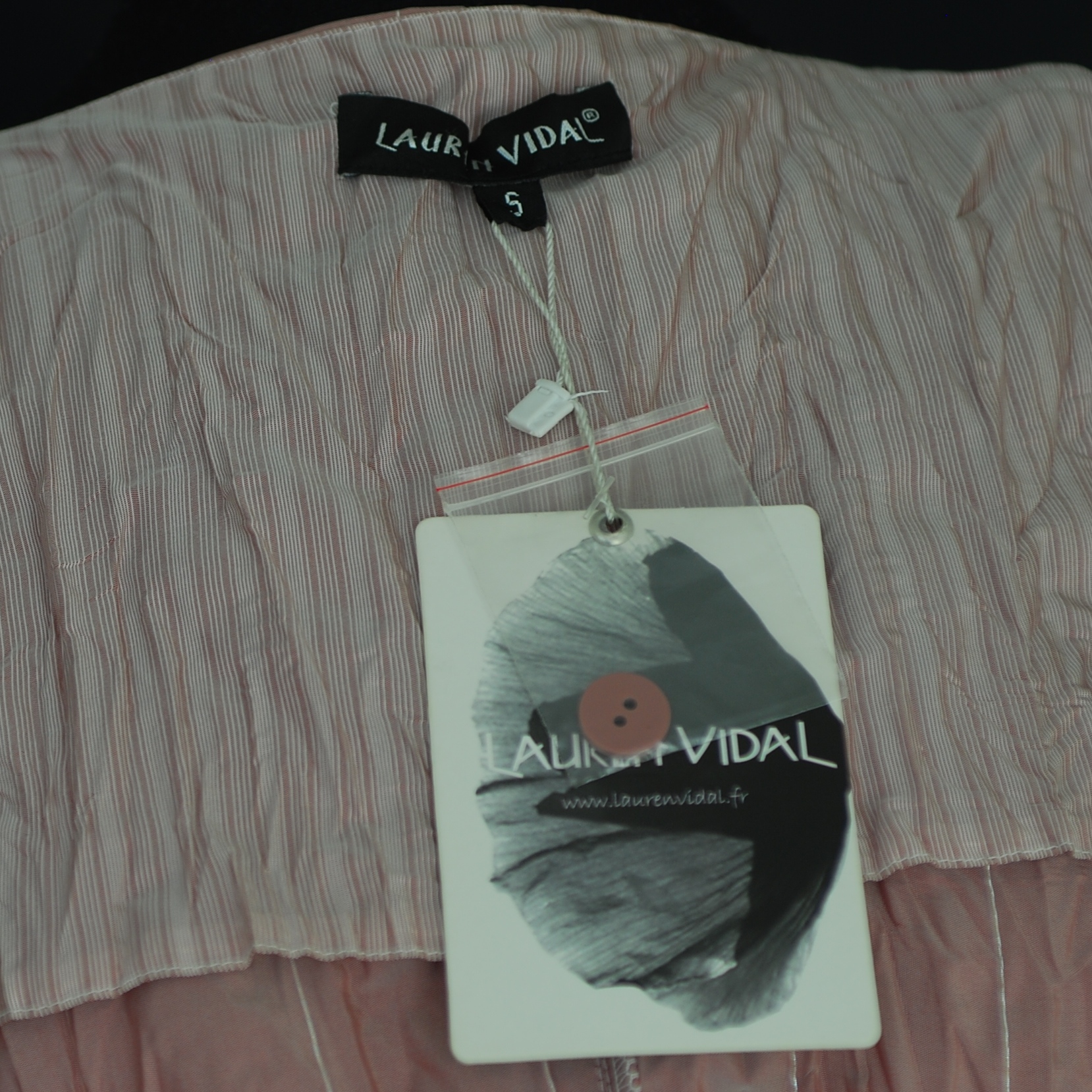 Lauren Vidal LV Vintage Collection - Cropped Crinkle Cardigan in